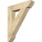 Ekena Millwork Traditional Slat Rough Sawn Bracket, Douglas Fir, 6"W x 32"D x 38"H BKT06X32X38TRA06RDF - alternate 1
